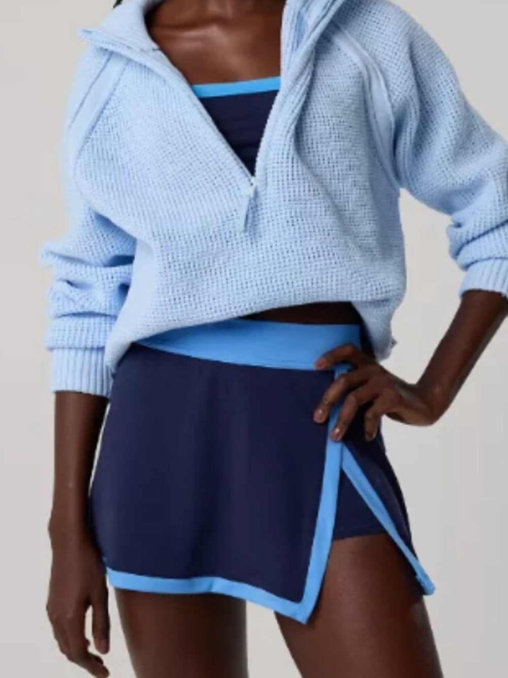 NWOT OFFLINE By Aerie Real Me XTRA Colorblock Skort